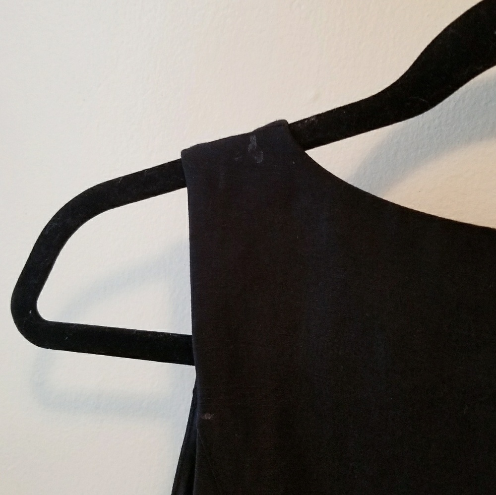 LOFT Petites Colorblock Linen Blend Dress - Picture 6 of 6